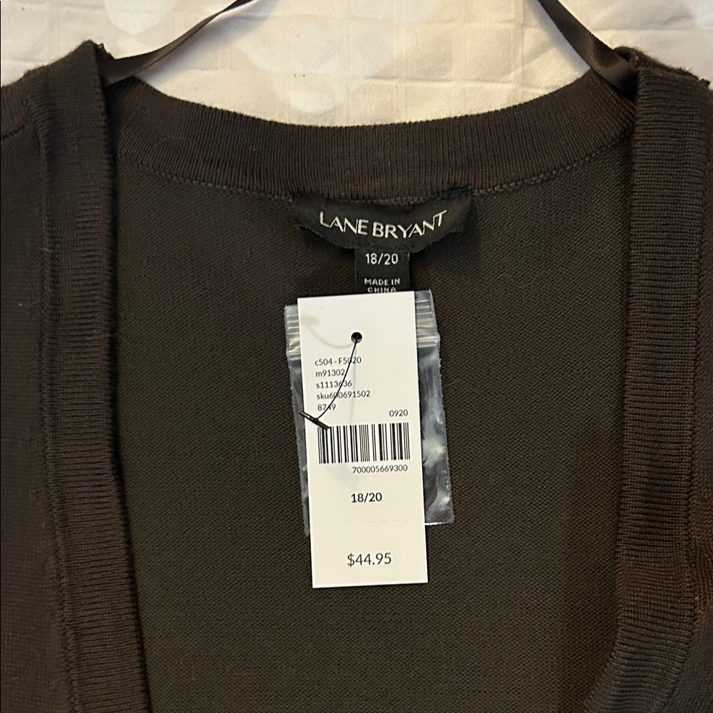 Lane Bryant Olive Green 2X (18/20) cardigan